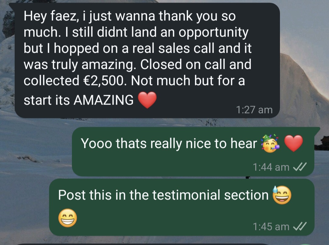 Client Testimonial